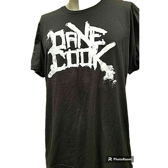 Dane Cook 2009 Isolated Incident Global Thermo Comedy Tour Black T-Shirt 2XL - Picture 1 of 5